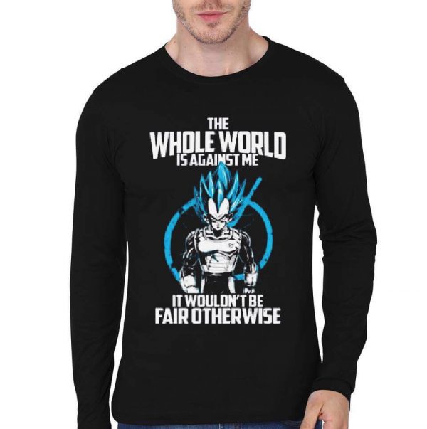 Vegeta Whole World Against Me T-Shirt