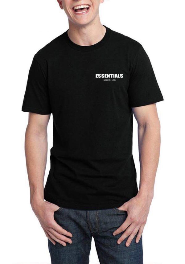 Essentials Fear Of God Black T-Shirt