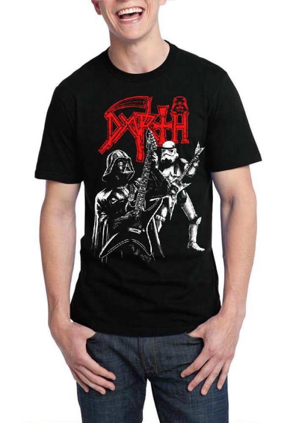 Death Vader Rock Band Black T-Shirt