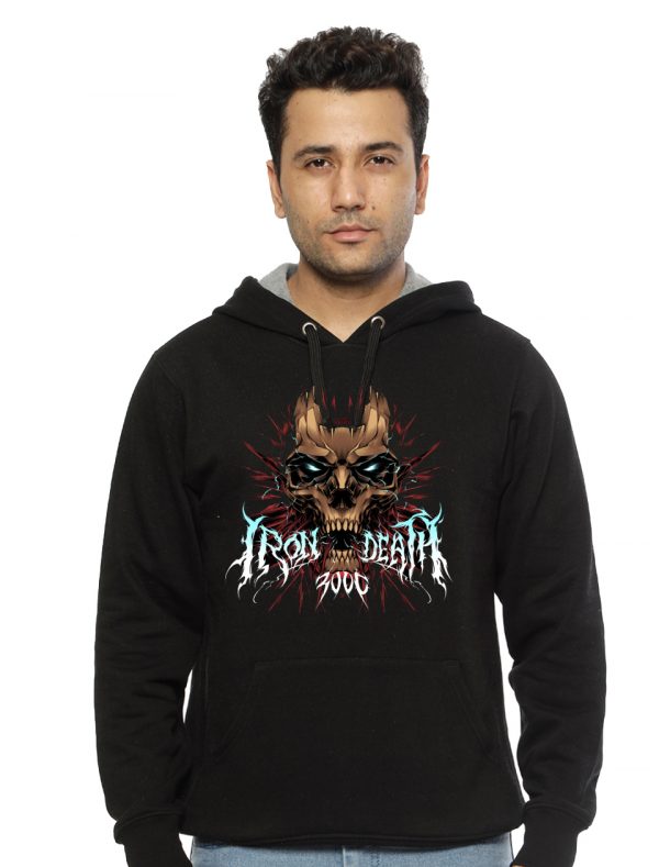 Iron Death 3000 Black Hoodie