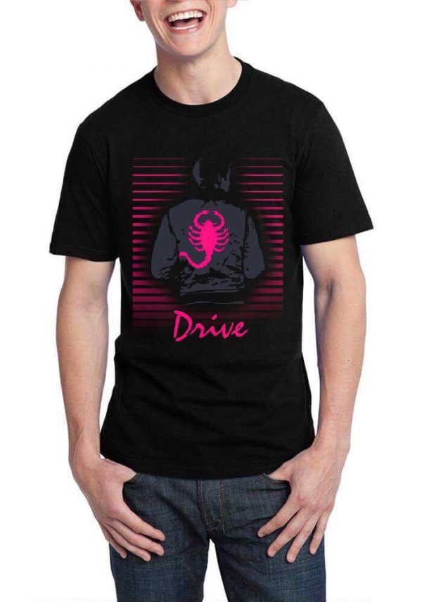 Drive Half Sleeve Black T-Shirt