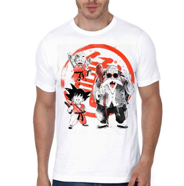 Dragon Ball White Half Sleeve T-Shirt