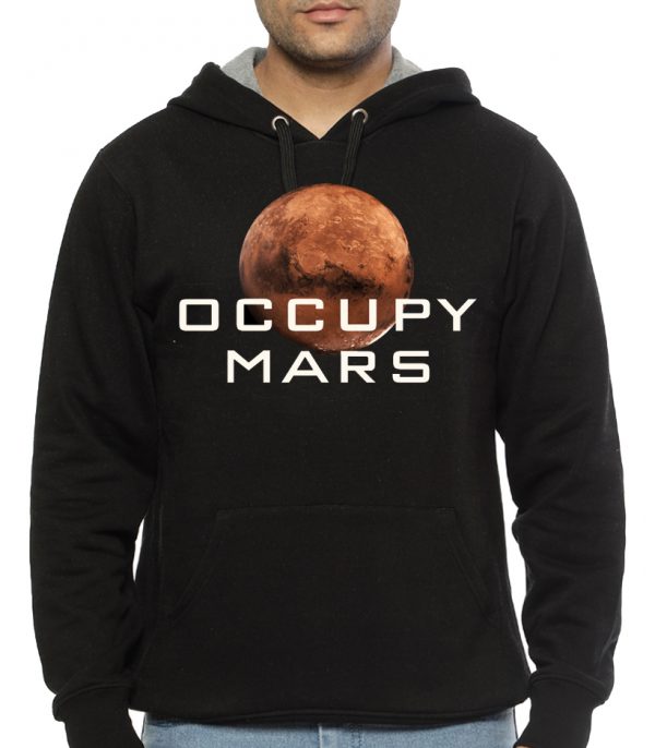 Occupy Mars Black Hoodie