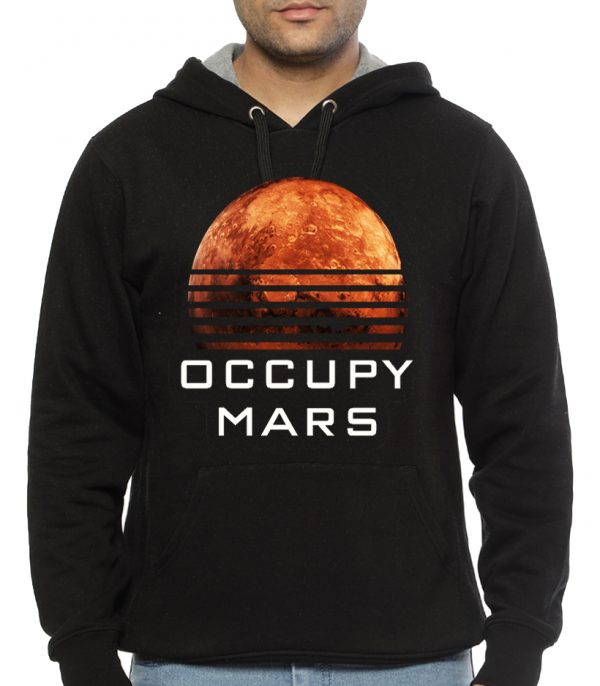 Occupy Mars Black Hoodie