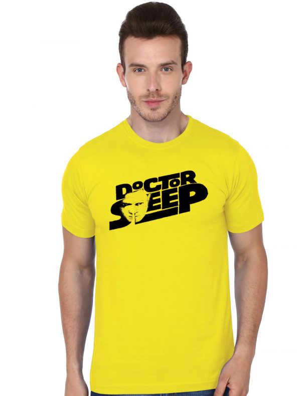 Doctor Sleep Yellow Half Sleeve T-Shirt