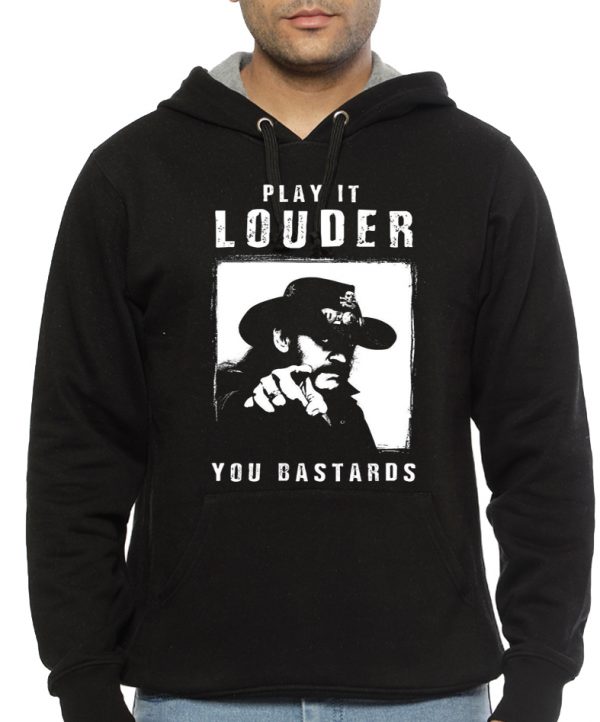 Play It Louder Black Hoodie