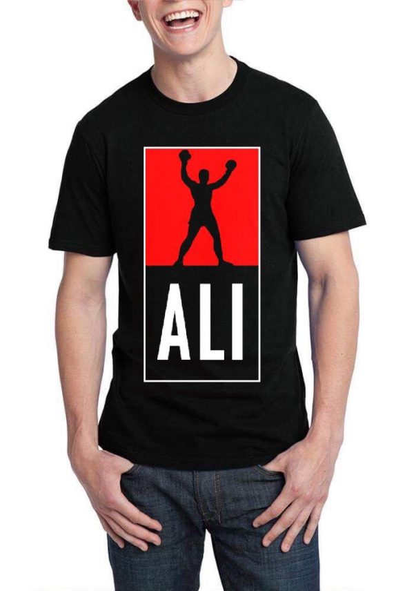 Muhammad Ali Boxing Black T-Shirt