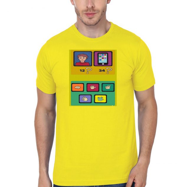 Rock Paper Scissors Lizard Spock Yellow T-Shirt