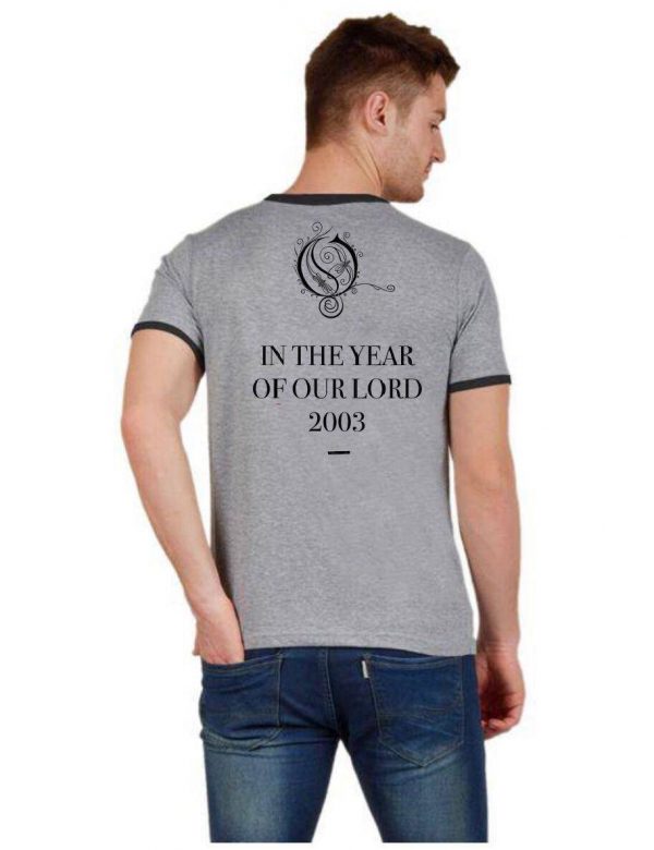 In The Year Of Our Lord Ringer T-Shirt - Image 2