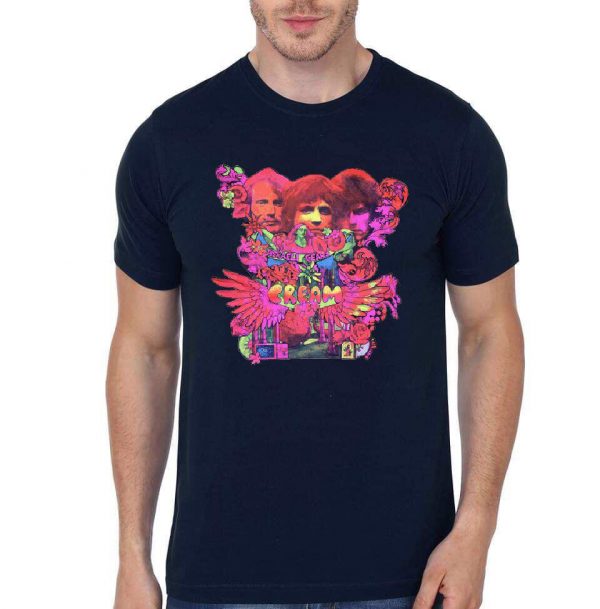 Cream Disraeli Gears Vinyl Half Sleeve T-Shirt - Image 3