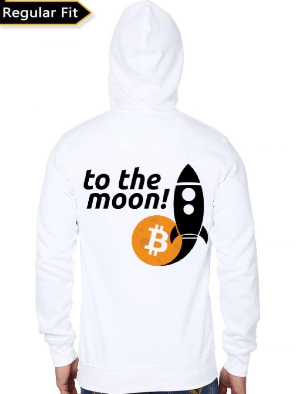 Bitcoin White Hoodie