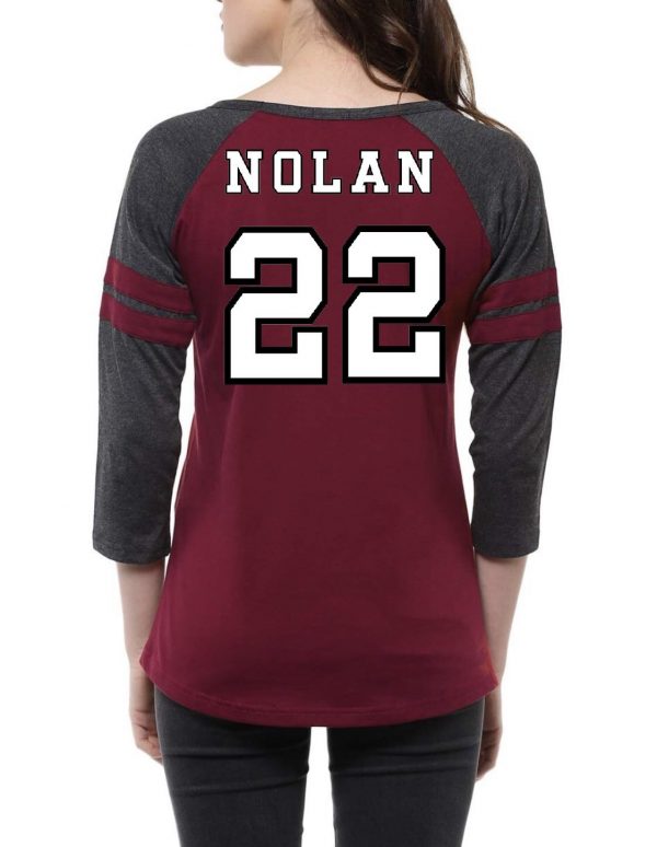 NFL Maroon Raglan T-Shirt - Image 3