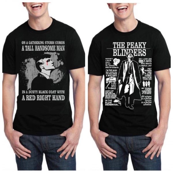 Peaky Blinder 5XL Size Black T-Shirt