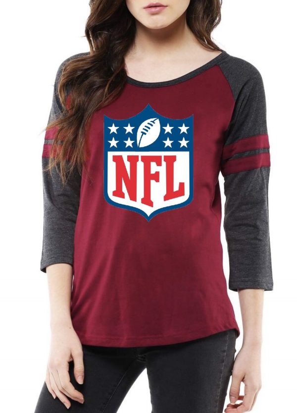 NFL Maroon Raglan T-Shirt