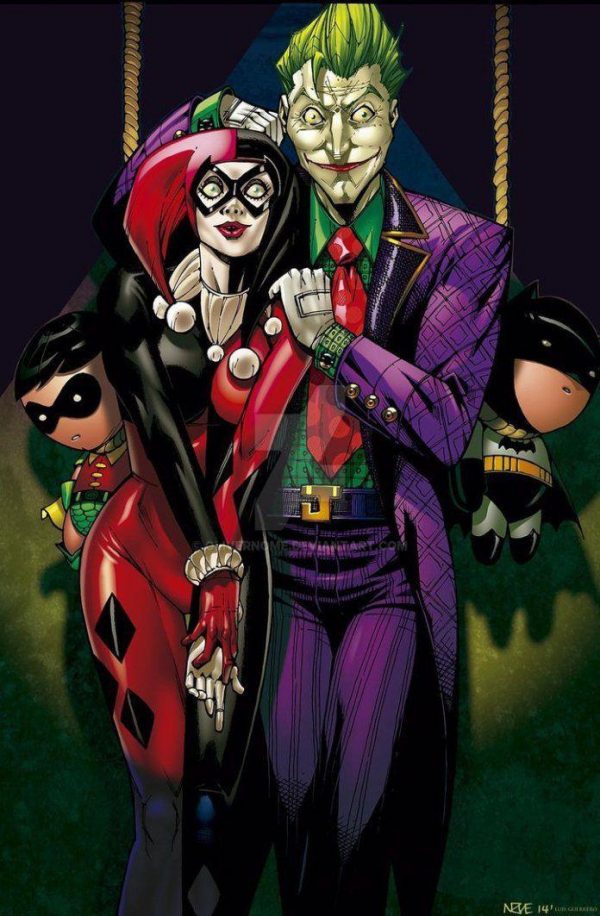 Harley And Joker Black T-Shirt - Image 2