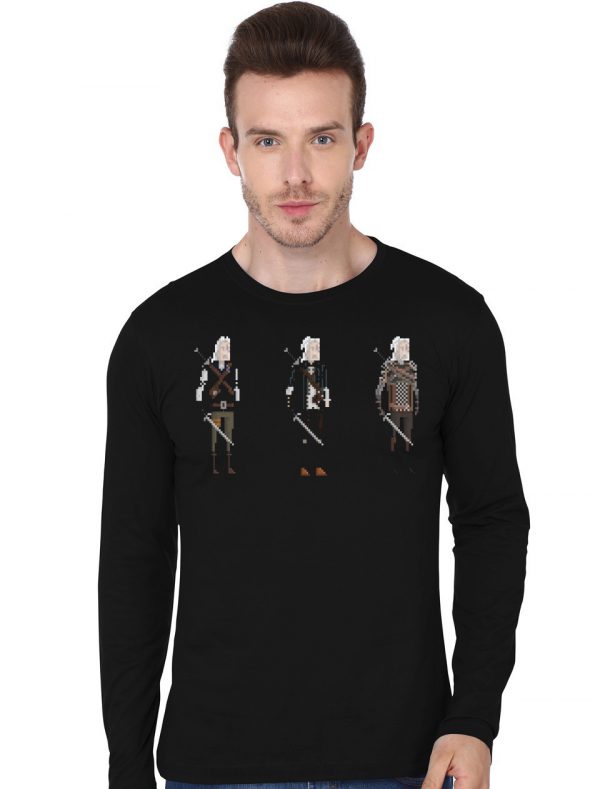 Evolution of Witcher Black Full Sleeve T-Shirt