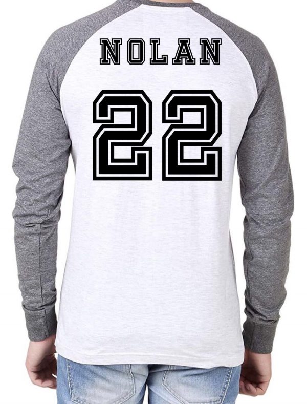 NFL Grey Sleeve Raglan T-Shirt - Image 3