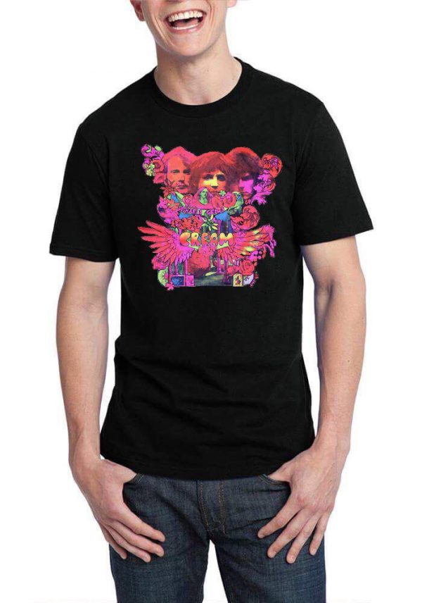 Cream Disraeli Gears Vinyl Half Sleeve T-Shirt - Image 2