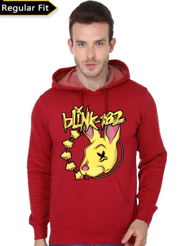 Blink 182 Red Hoodie