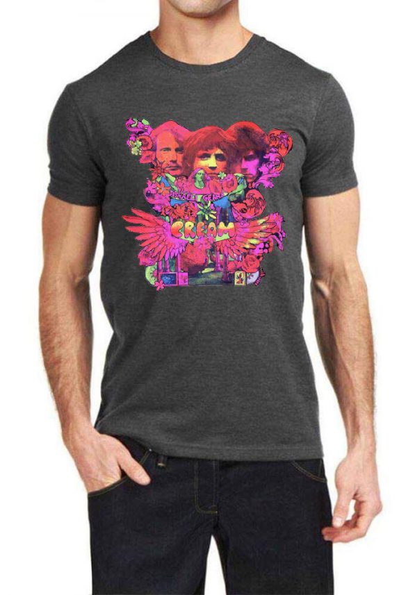 Cream Disraeli Gears Vinyl Half Sleeve T-Shirt - Image 4