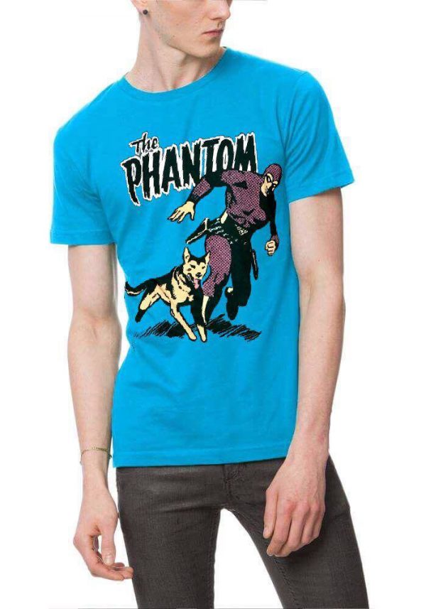 The Phatnom Half Sleeve Light Blue T-Shirt