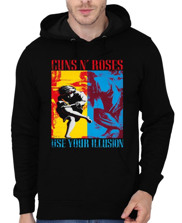 Guns And Roses Black Hoodie