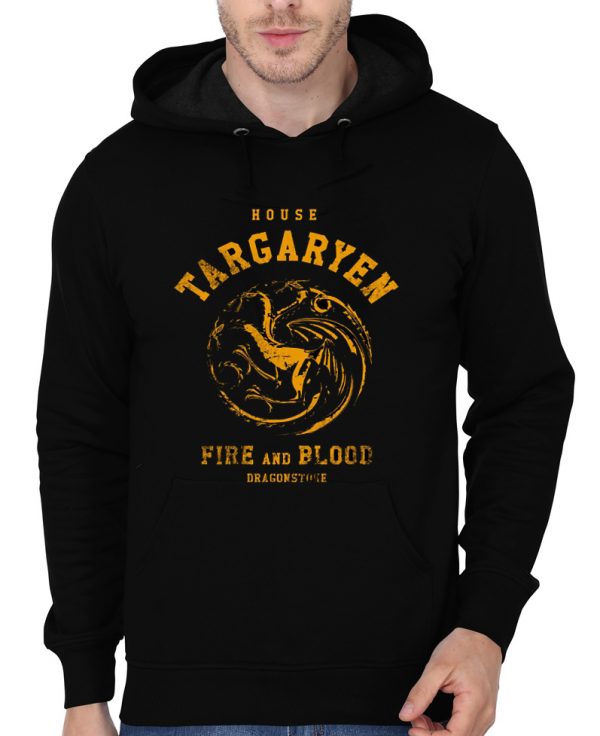 House Targaryen Black Hoodie