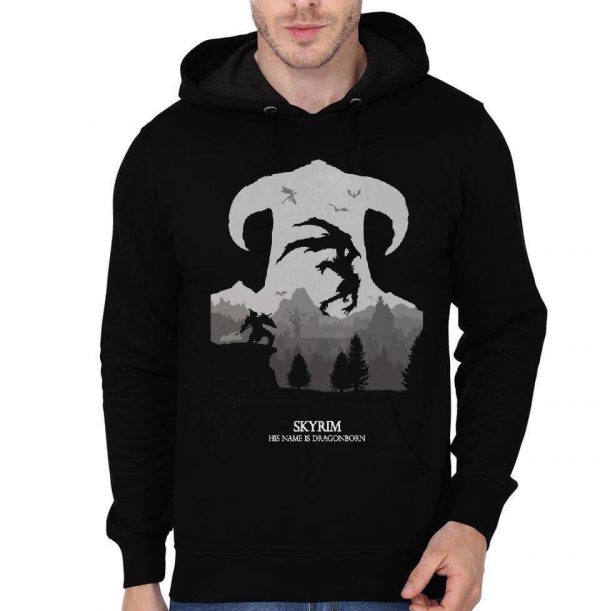 Skyrim Black Hoodie