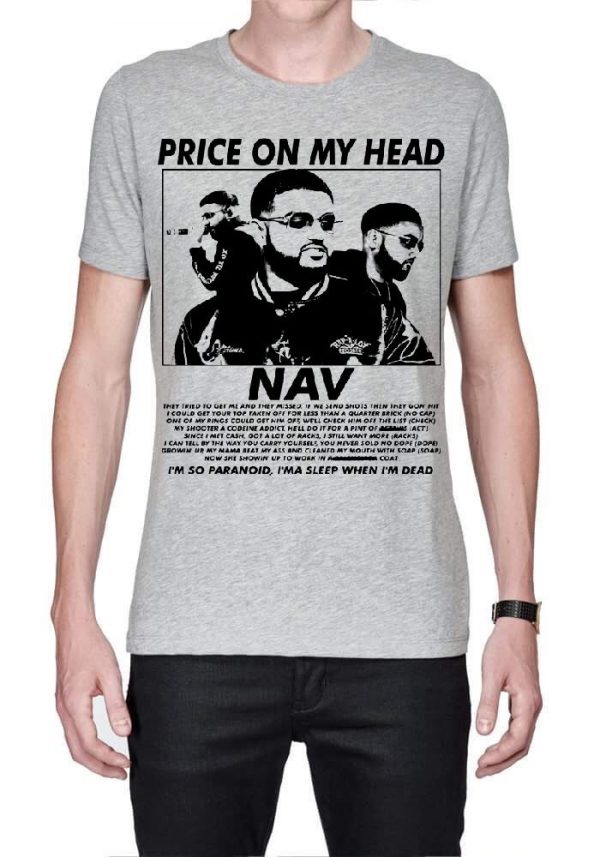 NAV The Weeknd Price On My Head T-Shirt