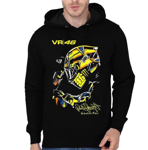 VR 46 Black Hoodie