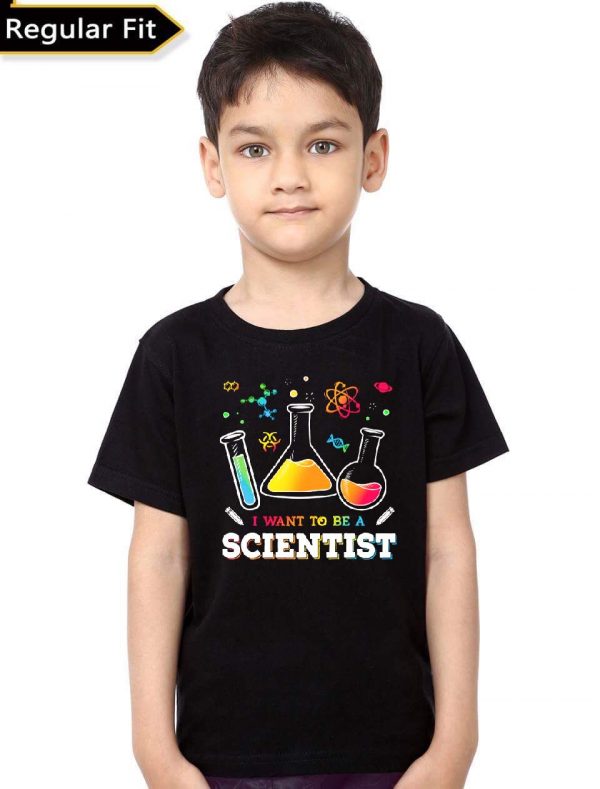 I Want To Be A Scientist Kids T-Shirt