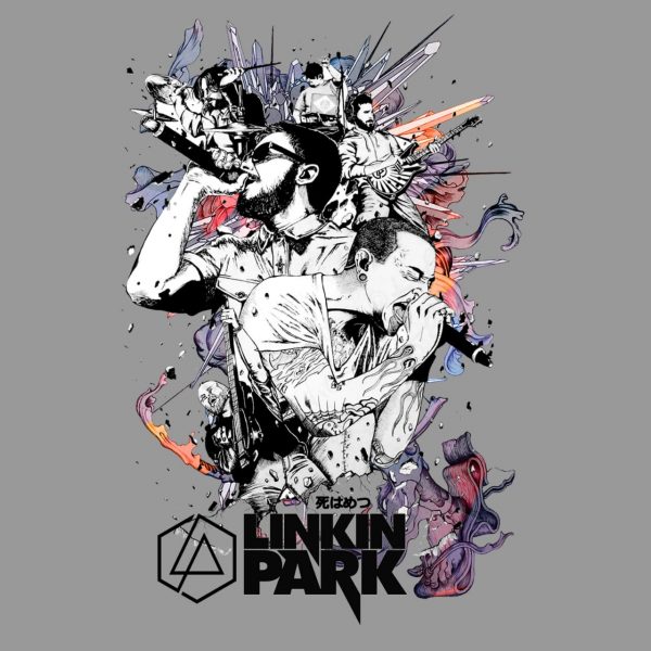 Linkin Park Grey Full Sleeve T-Shirt - Image 2