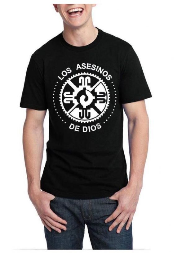 Los Asesinos Black Half Sleeve T-Shirt