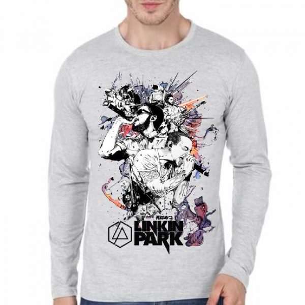 Linkin Park Grey Full Sleeve T-Shirt