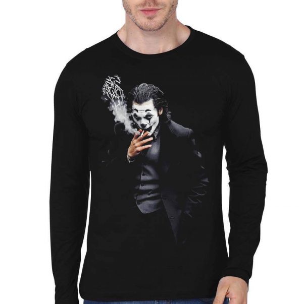 Smoking Joker Full Sleeve T-Shirt