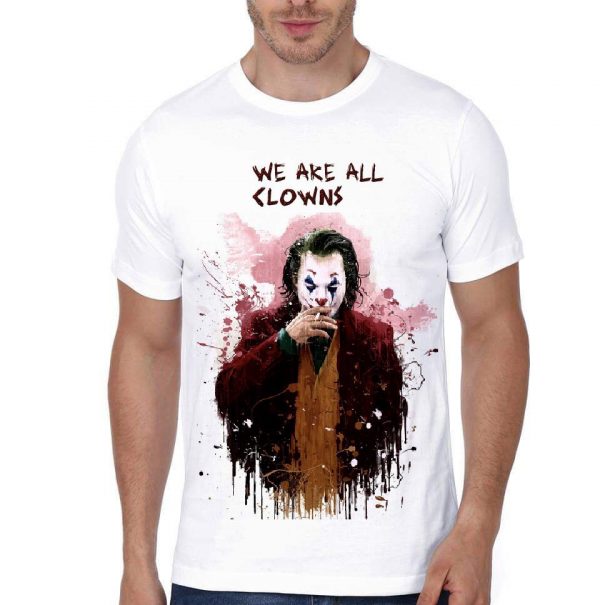 We Are All Clown Joker White T-Shirt