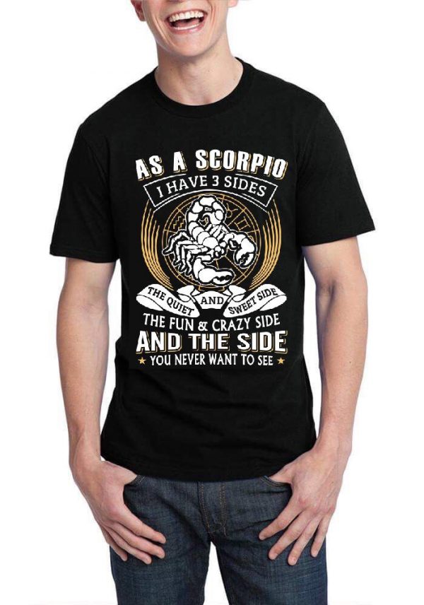 Scorpio Zodiac Black T-Shirt