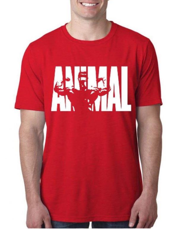 Animal Bodybuilding Red T-Shirt