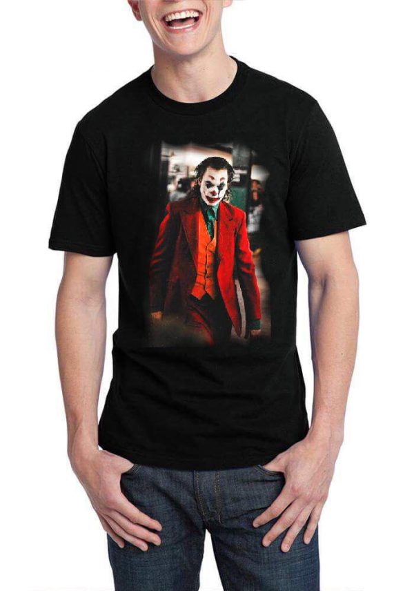 Joker Black Half Sleeve T-Shirt