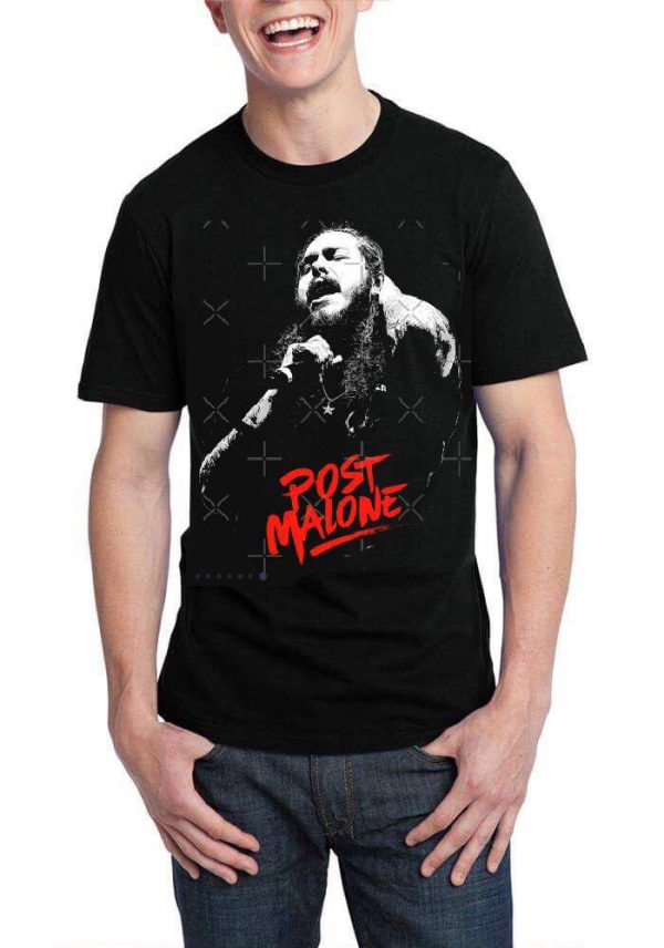 Post Malone Black Half Sleeve T-Shirt