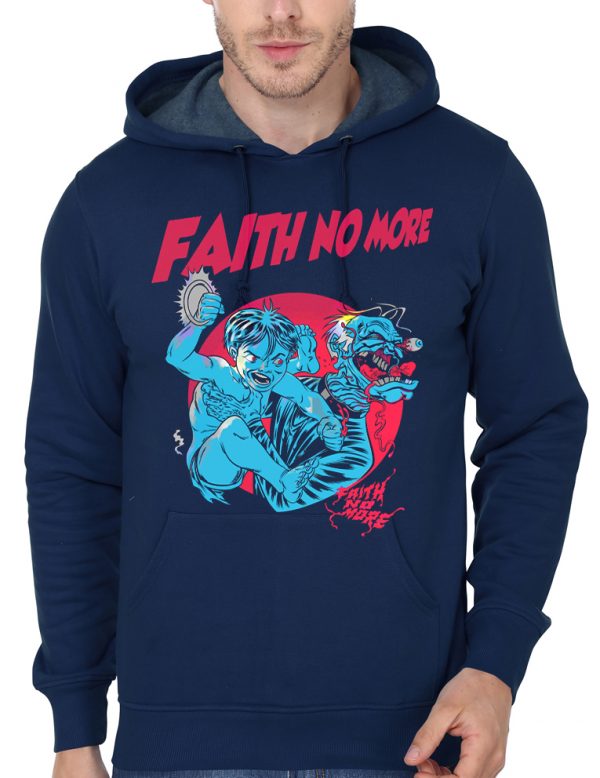 Faith No More Navy Blue Hoodie