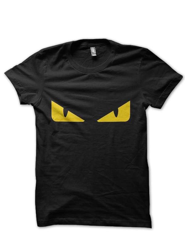 Fendi Monster Black T-Shirt - Swag Shirts