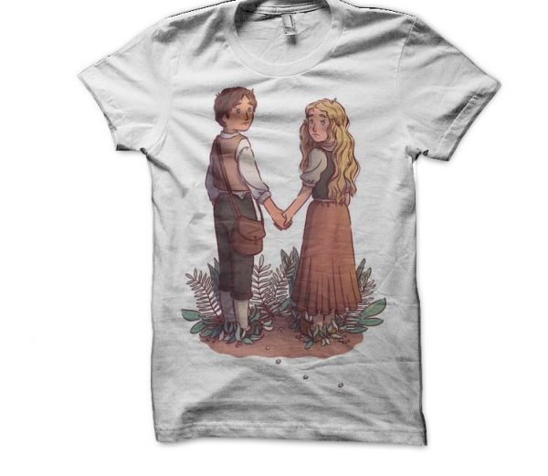 Hansel and Gretel White Half Sleeve T-Shirt