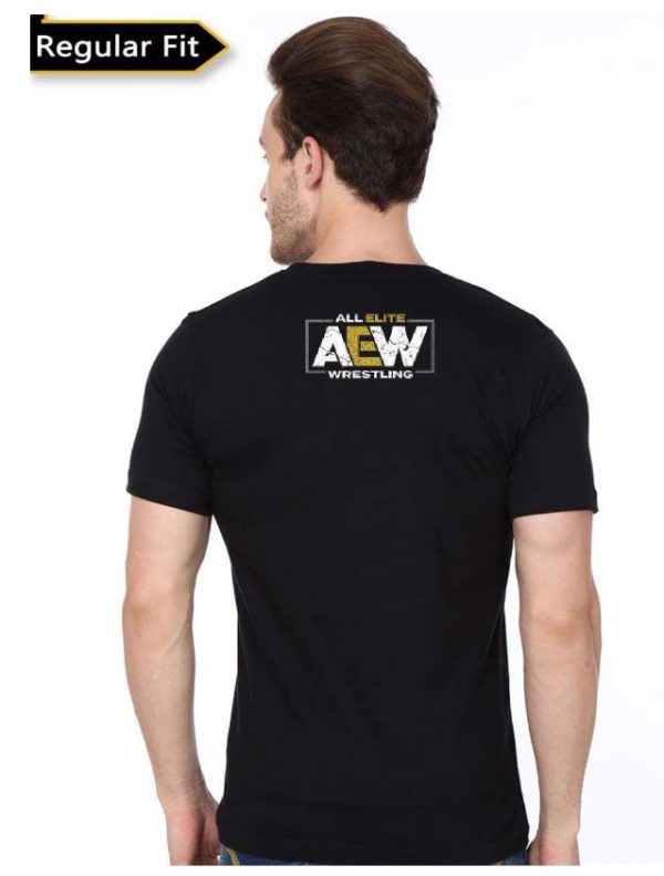 Adam Omega Black Half Sleeve T-Shirt - Image 3