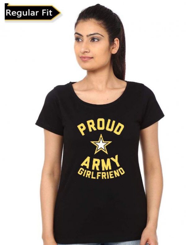 Proud Army Military Girlfriend T-Shirt