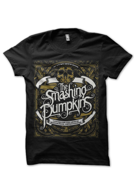 The Smashing Pumpkins Half Sleeve Black T-Shirt