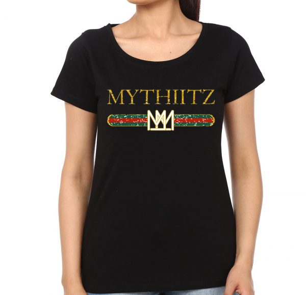 Mythiitz Made of Money Gucci Black Girls T-Shirt