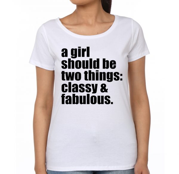 A girl should be... "Coco Chanel" Inspirational Quote Gucci Girls T-Shirt