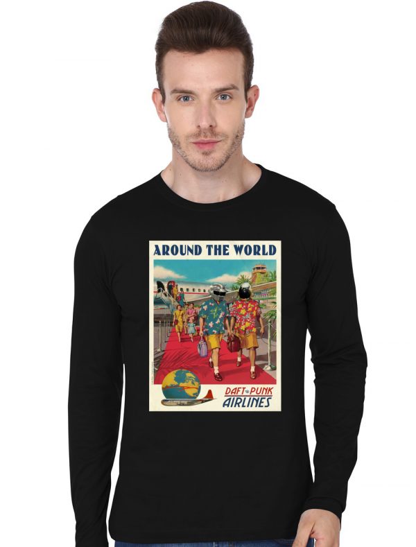 Around the world Full Sleeve T-Shirt - Image 3