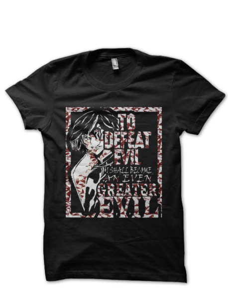 Code Geass - Lelouch-Hero Black Half Sleeve T-Shirt